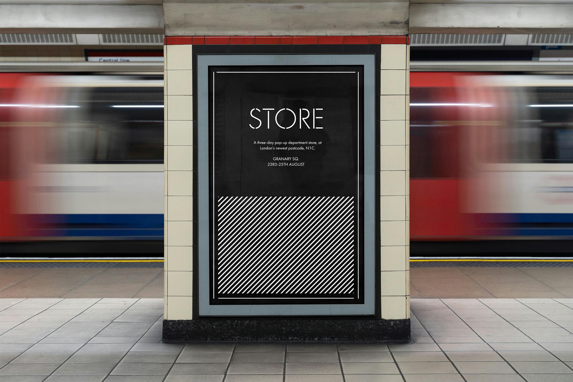 Store Event Identity Designed by Extract Studio