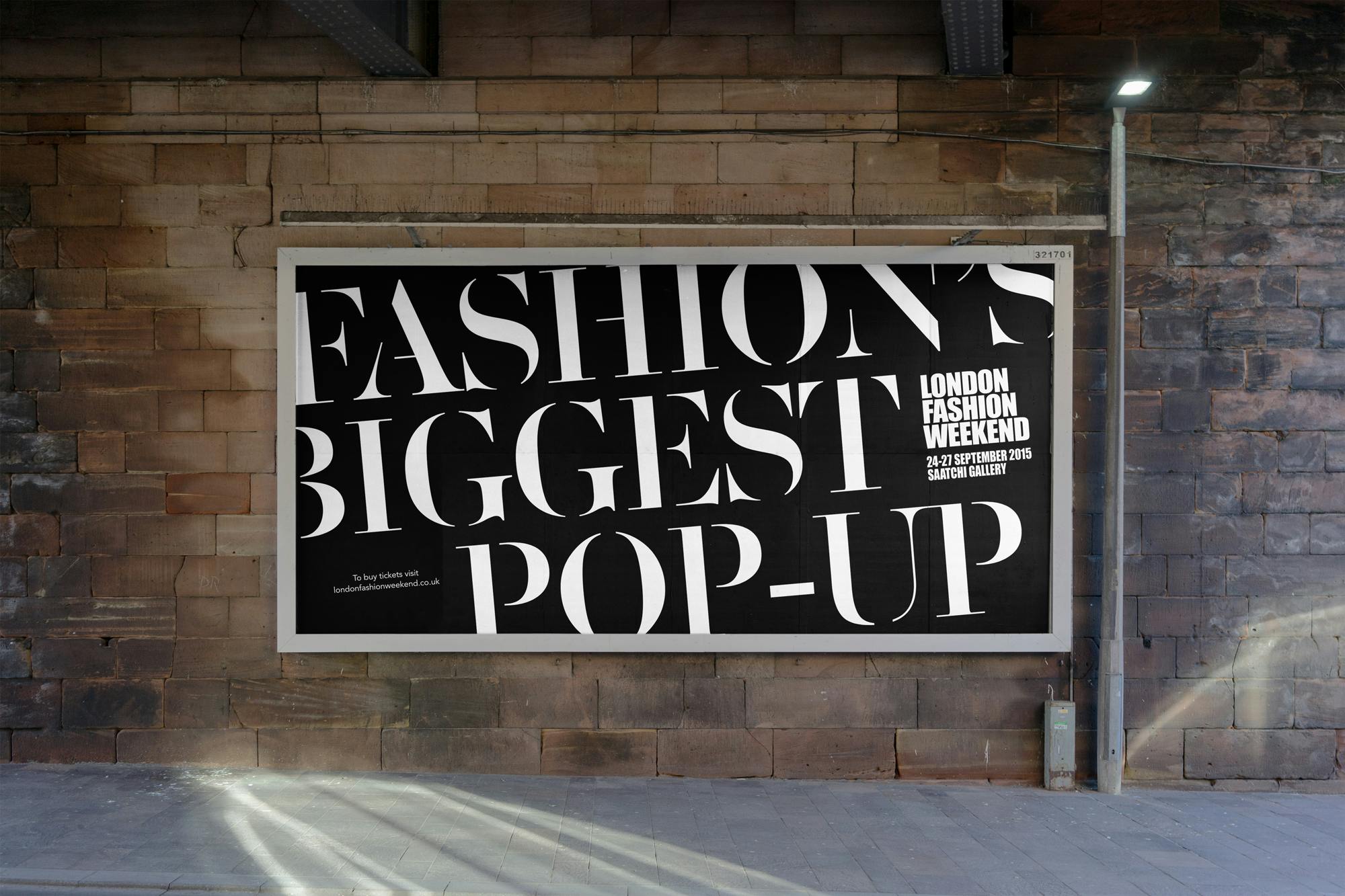 London Fashion Weekend Identity designed by Extract Studio