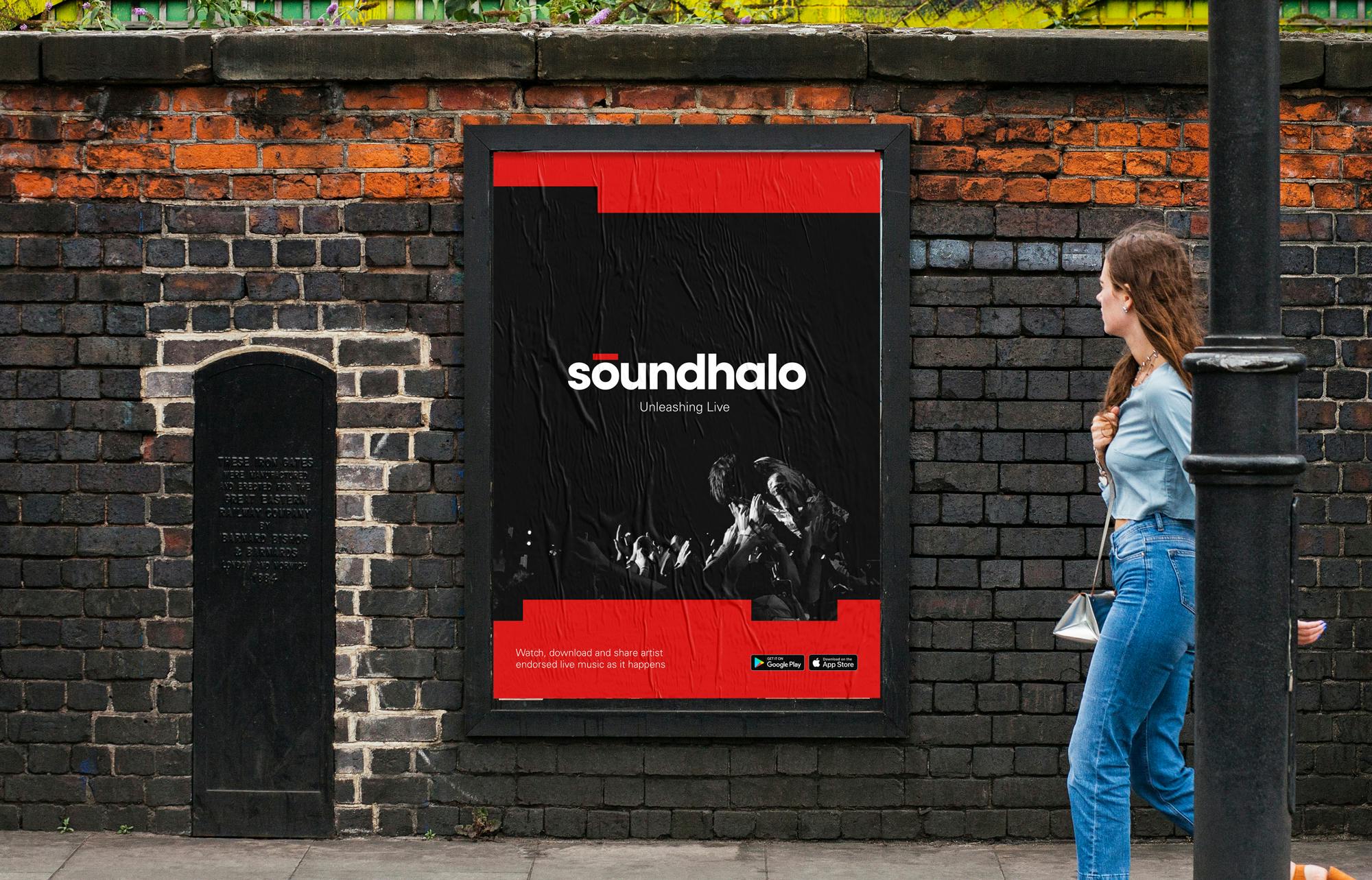 Soundhalo Brand Identity designed by Extract Studio