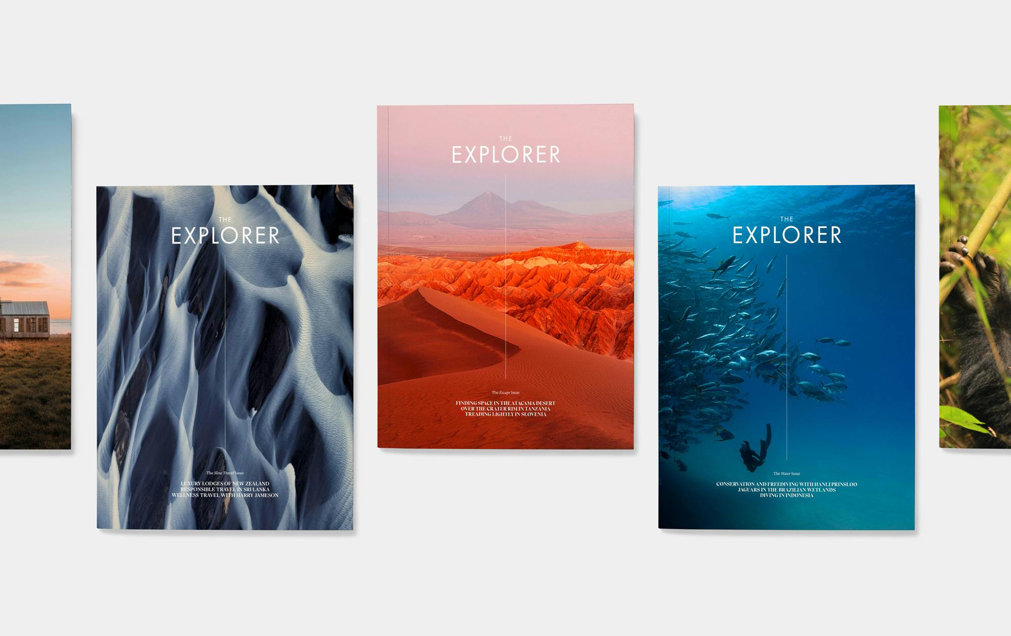 The Explorer Magazine Designed by Extract Studio